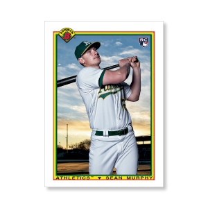 Sean Murphy 2020 Bowman Baseball 1990 Bowman Poster # to 99- artbble-pos-20bwbb-2839-s