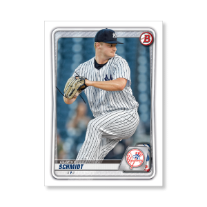 Clarke Schmidt 2020 Bowman Baseball Paper Prospects Poster # to 99- artbble-pos-20bwbb-4005-s