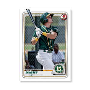 Logan Davidson 2020 Bowman Baseball Paper Prospects Poster # to 99- artbble-pos-20bwbb-4009-s