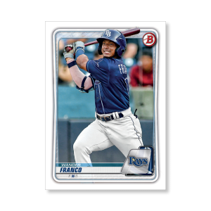 Wander Franco 2020 Bowman Baseball Paper Prospects Poster # to 99- artbble-pos-20bwbb-4035-s