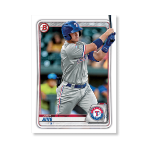 Josh Jung 2020 Bowman Baseball Paper Prospects Poster # to 99- artbble-pos-20bwbb-4039-s