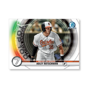Adley Rutschman 2020 Bowman Baseball Bowman Scouts Top 100 Gary Vee Variation Poster # to 99- artbble-pos-20bwbb-5218-s