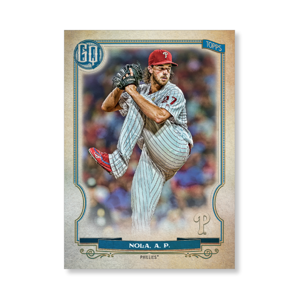 Aaron Nola 2020 Gypsy Queen Base Card Poster # to 99- artbble-pos-20gqbb-1001-s