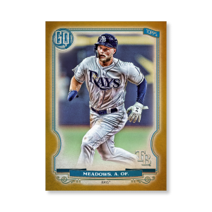 Austin Meadows 2020 Gypsy Queen Base Card Poster Gold Ed. # to 1- artbble-pos-20gqbb-1004-gold-s