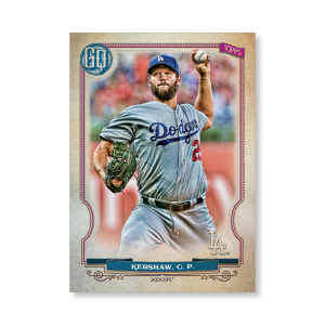 Clayton Kershaw 2020 Gypsy Queen Base Card Poster # to 99- artbble-pos-20gqbb-1008-s