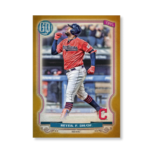 Franmil Reyes 2020 Gypsy Queen Base Card Poster Gold Ed. # to 1- artbble-pos-20gqbb-1014-gold-s