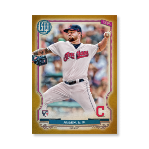 Logan Allen 2020 Gypsy Queen Base Card Poster Gold Ed. # to 1- artbble-pos-20gqbb-1023-gold-s