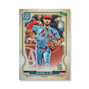 Paul DeJong 2020 Gypsy Queen Base Card Poster # to 99- artbble-pos-20gqbb-1033-s