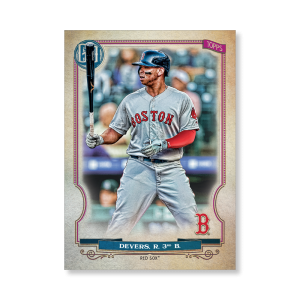 Rafael Devers 2020 Gypsy Queen Base Card Poster # to 99- artbble-pos-20gqbb-1035-s