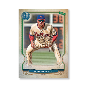 Rhys Hoskins 2020 Gypsy Queen Base Card Poster # to 99- artbble-pos-20gqbb-1036-s