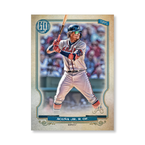 Ronald Acuña Jr. 2020 Gypsy Queen Base Card Poster # to 99- artbble-pos-20gqbb-1037-s