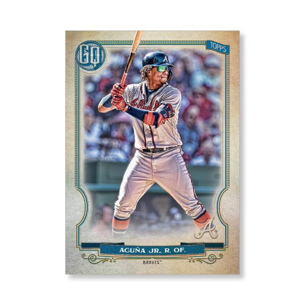 Ronald Acuña Jr. 2020 Gypsy Queen Base Card Poster # to 99- artbble-pos-20gqbb-1037-s