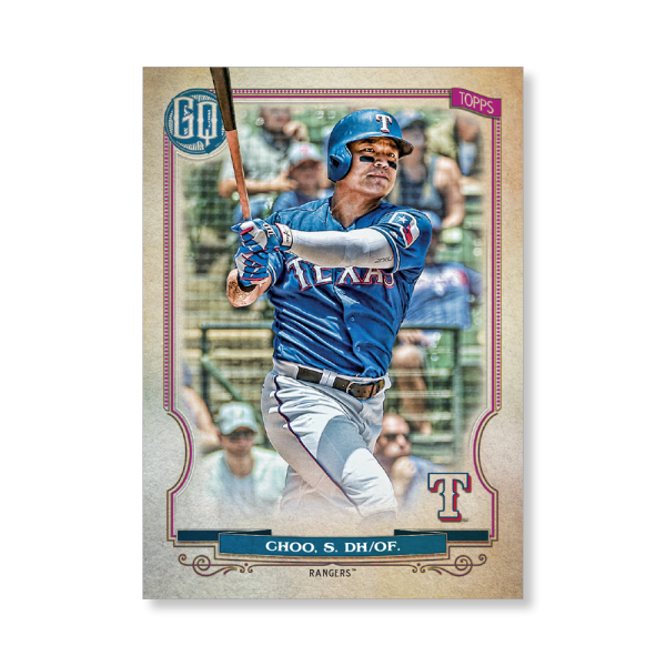 Shin-Soo Choo 2020 Gypsy Queen Base Card Poster # to 99- artbble-pos-20gqbb-1038-s