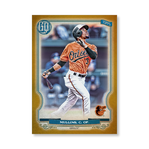 Cedric Mullins 2020 Gypsy Queen Base Card Poster Gold Ed. # to 1- artbble-pos-20gqbb-1049-gold-s