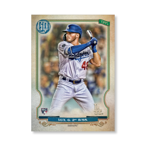 Gavin Lux 2020 Gypsy Queen Base Card Poster # to 99- artbble-pos-20gqbb-1051-s