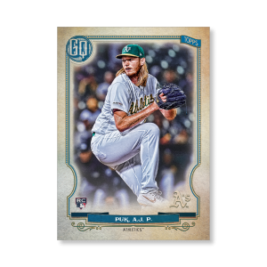 A.J. Puk 2020 Gypsy Queen Base Card Poster # to 99- artbble-pos-20gqbb-1052-s