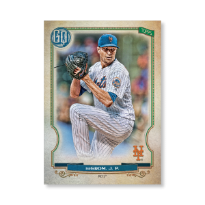Jacob deGrom 2020 Gypsy Queen Base Card Poster # to 99- artbble-pos-20gqbb-1057-s