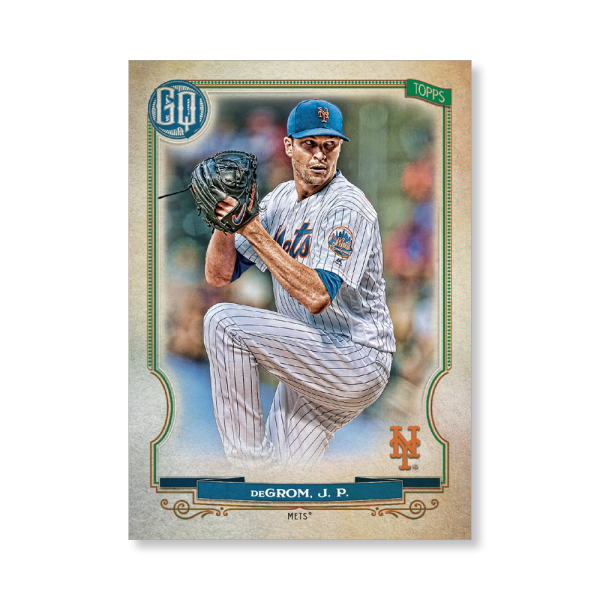 Jacob deGrom 2020 Gypsy Queen Base Card Poster # to 99- artbble-pos-20gqbb-1057-s