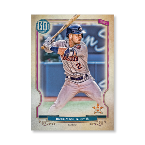 Alex Bregman 2020 Gypsy Queen Base Card Poster # to 99- artbble-pos-20gqbb-1059-s