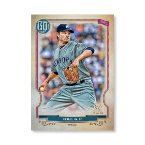 Gerrit Cole 2020 Gypsy Queen Base Card Poster # to 99- artbble-pos-20gqbb-1062-s
