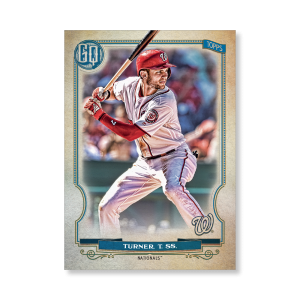 Trea Turner 2020 Gypsy Queen Base Card Poster # to 99- artbble-pos-20gqbb-1064-s