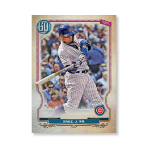 Javier Baez 2020 Gypsy Queen Base Card Poster # to 99- artbble-pos-20gqbb-1065-s
