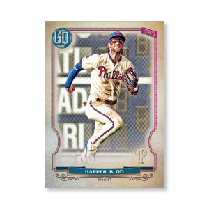 Bryce Harper 2020 Gypsy Queen Base Card Poster # to 99- artbble-pos-20gqbb-1068-s