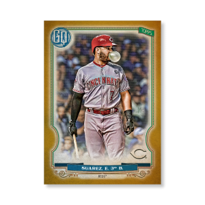 Eugenio Suarez 2020 Gypsy Queen Base Card Poster Gold Ed. # to 1- artbble-pos-20gqbb-1078-gold-s