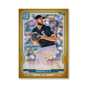 Lucas Giolito 2020 Gypsy Queen Base Card Poster Gold Ed. # to 1- artbble-pos-20gqbb-1097-gold-s