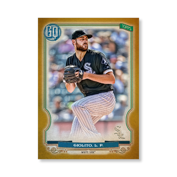 Lucas Giolito 2020 Gypsy Queen Base Card Poster Gold Ed. # to 1- artbble-pos-20gqbb-1097-gold-s