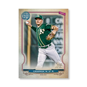 Matt Chapman 2020 Gypsy Queen Base Card Poster # to 99- artbble-pos-20gqbb-1099-s