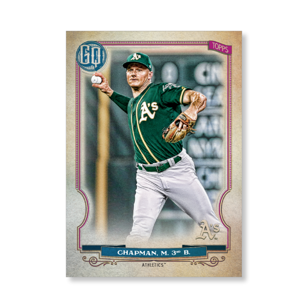 Matt Chapman 2020 Gypsy Queen Base Card Poster # to 99- artbble-pos-20gqbb-1099-s