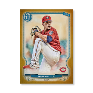 Jose Berrios 2020 Gypsy Queen Base Card Poster Gold Ed. # to 1- artbble-pos-20gqbb-1206-gold-s