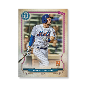 Jeff McNeil 2020 Gypsy Queen Base Card Poster # to 99- artbble-pos-20gqbb-1210-s