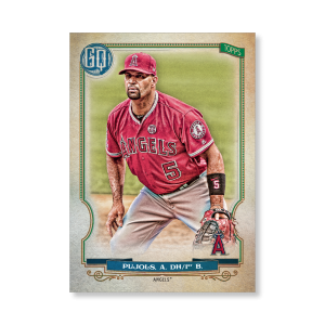 Albert Pujols 2020 Gypsy Queen Base Card Poster # to 99- artbble-pos-20gqbb-1217-s