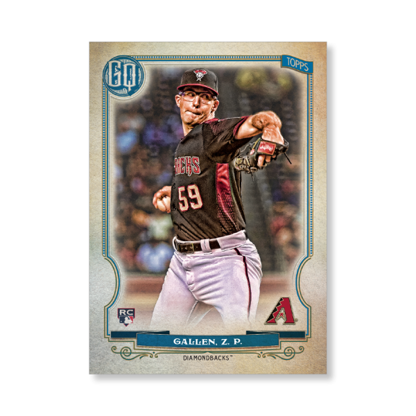 Zac Gallen 2020 Gypsy Queen Base Card Poster # to 99- artbble-pos-20gqbb-1221-s