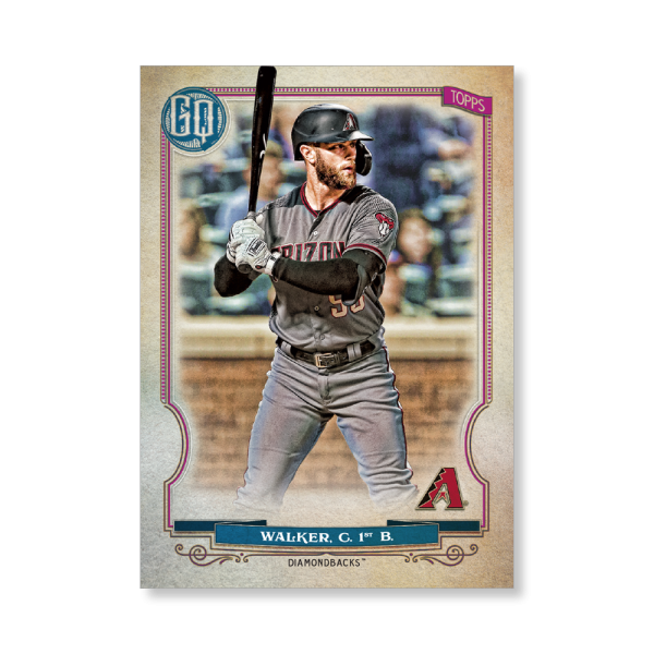 Christian Walker 2020 Gypsy Queen Base Card Poster # to 99- artbble-pos-20gqbb-1222-s