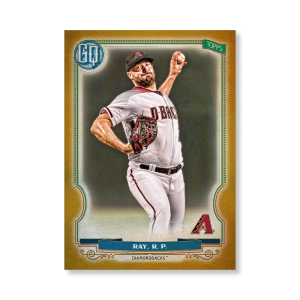 Robbie Ray 2020 Gypsy Queen Base Card Poster Gold Ed. # to 1- artbble-pos-20gqbb-1223-gold-s