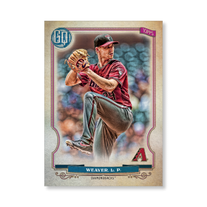 Luke Weaver 2020 Gypsy Queen Base Card Poster # to 99- artbble-pos-20gqbb-1225-s