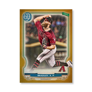 Archie Bradley 2020 Gypsy Queen Base Card Poster Gold Ed. # to 1- artbble-pos-20gqbb-1226-gold-s