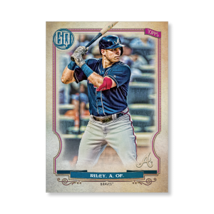 Austin Riley 2020 Gypsy Queen Base Card Poster # to 99- artbble-pos-20gqbb-1231-s