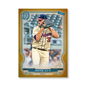 A.J. Minter 2020 Gypsy Queen Base Card Poster Gold Ed. # to 1- artbble-pos-20gqbb-1233-gold-s