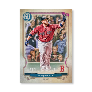 Christian Vazquez 2020 Gypsy Queen Base Card Poster # to 99- artbble-pos-20gqbb-1243-s