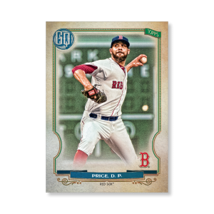 David Price 2020 Gypsy Queen Base Card Poster # to 99- artbble-pos-20gqbb-1244-s