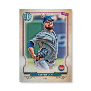 Jon Lester 2020 Gypsy Queen Base Card Poster # to 99- artbble-pos-20gqbb-1249-s
