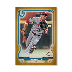 Joey Votto 2020 Gypsy Queen Base Card Poster Gold Ed. # to 1- artbble-pos-20gqbb-1257-gold-s