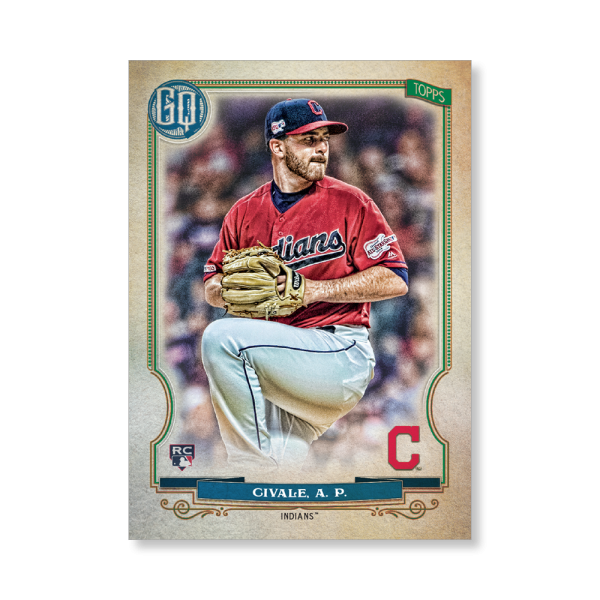 Aaron Civale 2020 Gypsy Queen Base Card Poster # to 99- artbble-pos-20gqbb-1262-s
