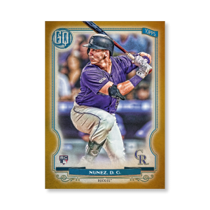 Dom Nunez 2020 Gypsy Queen Base Card Poster Gold Ed. # to 1- artbble-pos-20gqbb-1266-gold-s