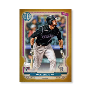 Sam Hilliard 2020 Gypsy Queen Base Card Poster Gold Ed. # to 1- artbble-pos-20gqbb-1267-gold-s