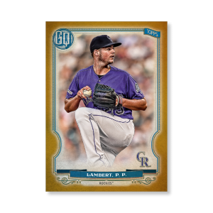 Peter Lambert 2020 Gypsy Queen Base Card Poster Gold Ed. # to 1- artbble-pos-20gqbb-1269-gold-s